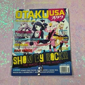 otaku USA show by rock!! issue (october 2015)
